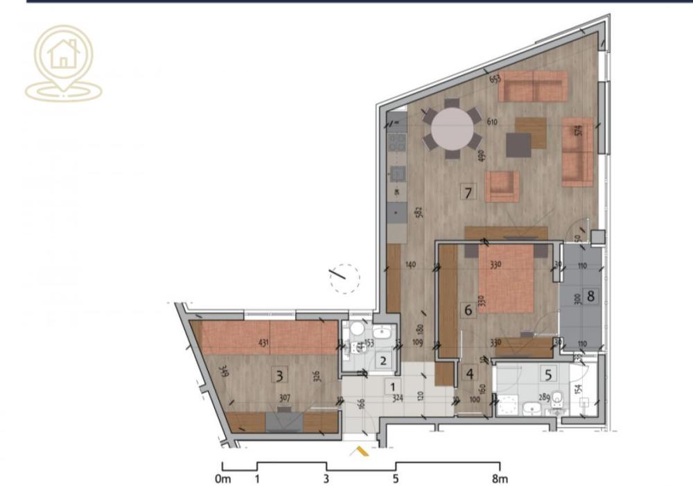 Slika 3 - Na prodaju – stanovi u novogradnji u Centru Niša, kod Filozofskog fakulteta