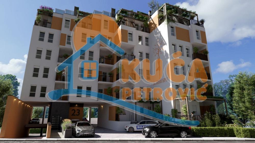 Glavna slika -Stan u zgradi, novogradnja, uknjižen, etažno grejanje, oglas ID p-014741