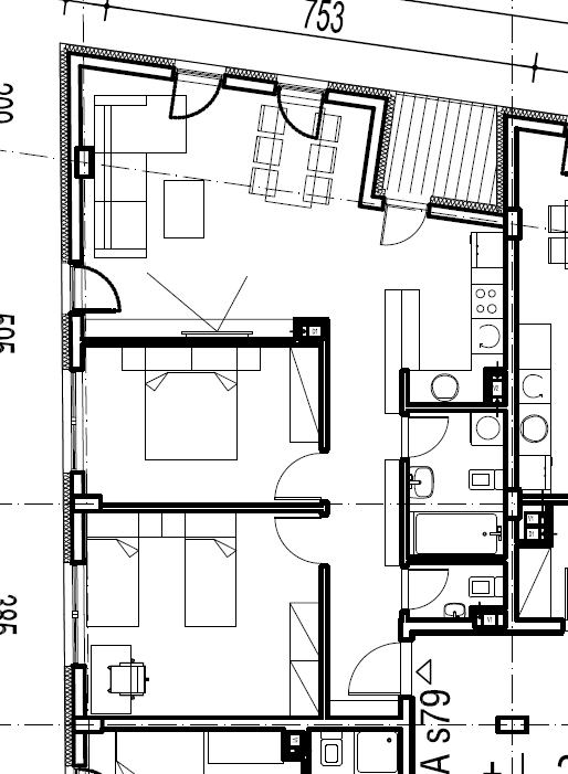 Slika 6 - Dvoiposoban stan u porodičnom stambenom objektu u novogradnji sa PDV-om, Pantelej ID#7054
