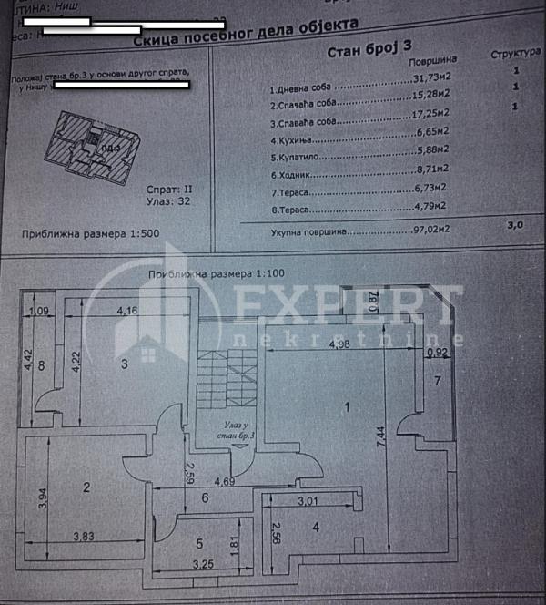 Slika 11 - Stan u zgradi, uknjižen, grejanje na struju, oglas ID p-014805