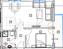 Slika 1 - Stan u zgradi, novogradnja, etažno grejanje, oglas ID p-014601