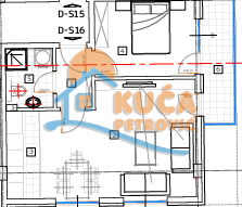 Slika 1 - Stan u zgradi, novogradnja, etažno grejanje, oglas ID p-014602