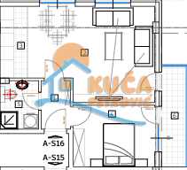 Slika 1 - Stan u zgradi, novogradnja, etažno grejanje, oglas ID p-014600