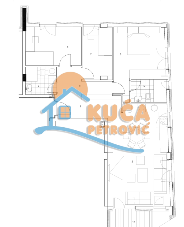 Slika 1 - Stan u zgradi, novogradnja, oglas ID p-014853