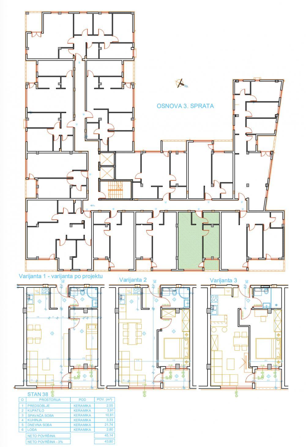 Glavna slika -Prodaja jednoiposobnog stana, Palilula Niš, terasa, lift