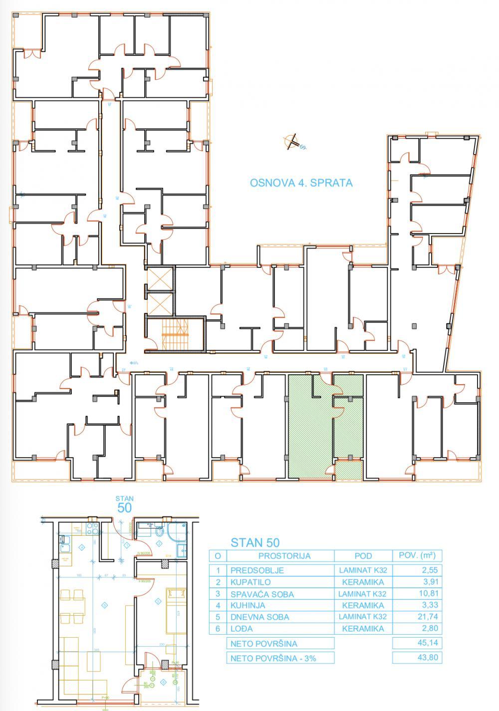 Glavna slika -Prodaja jednoiposobnog stana, Palilula Niš, terasa, lift