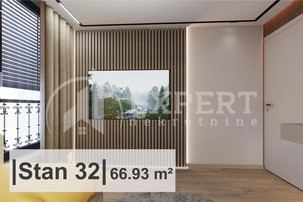 Slika 3 - Stan u zgradi, novogradnja, uknjižen, etažno grejanje, oglas ID p-014967