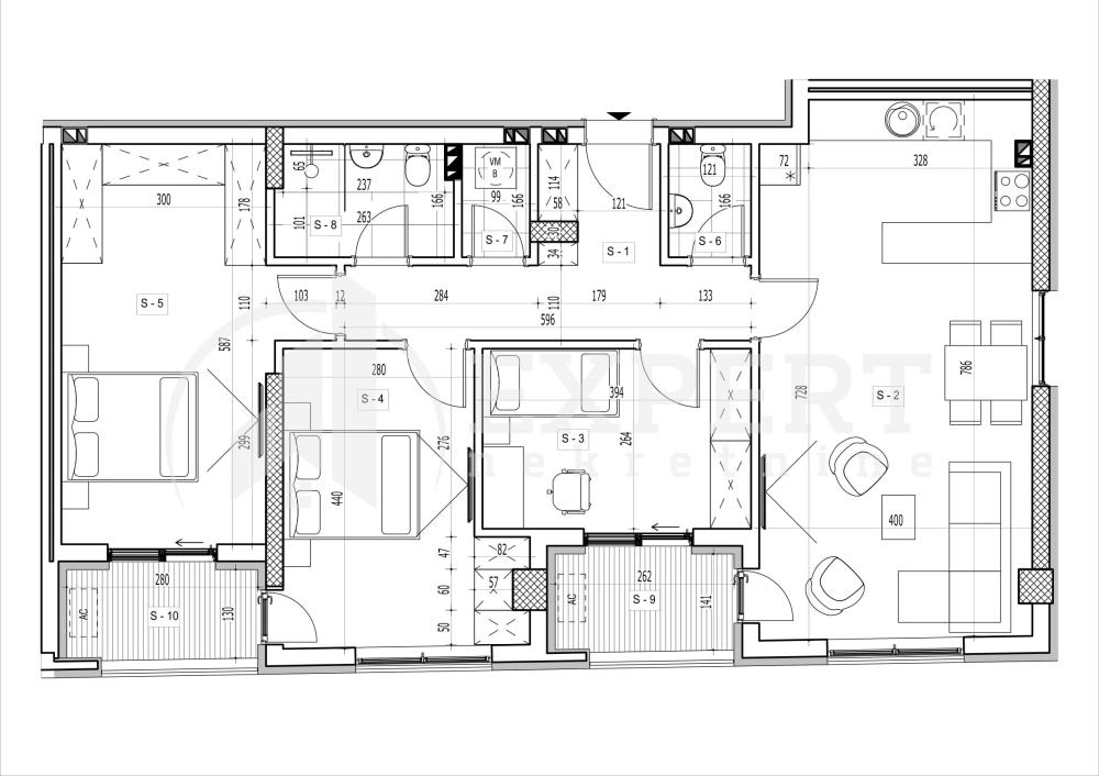 Slika 1 - Stan u zgradi, novogradnja, uknjižen, etažno grejanje, oglas ID p-014968