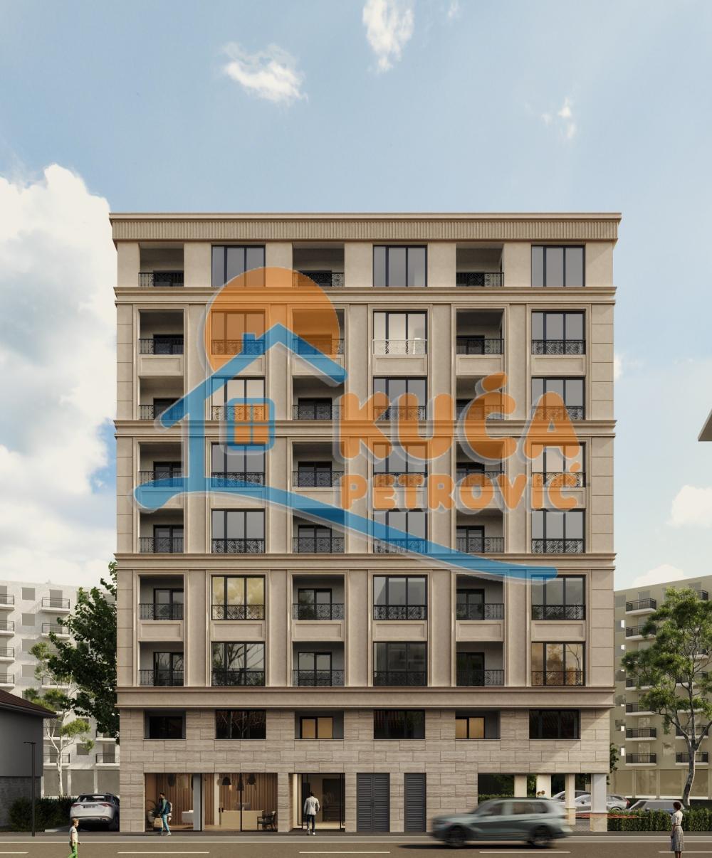 Glavna slika -Stan u zgradi, novogradnja, uknjižen, etažno grejanje, oglas ID p-015011