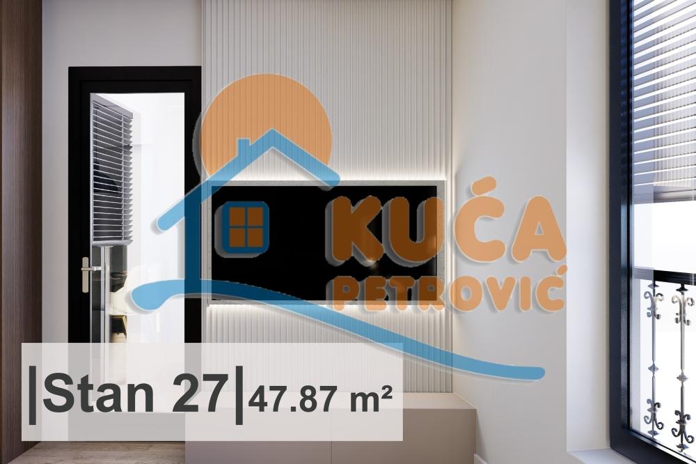 Slika 3 - Stan u zgradi, novogradnja, uknjižen, etažno grejanje, oglas ID p-015021