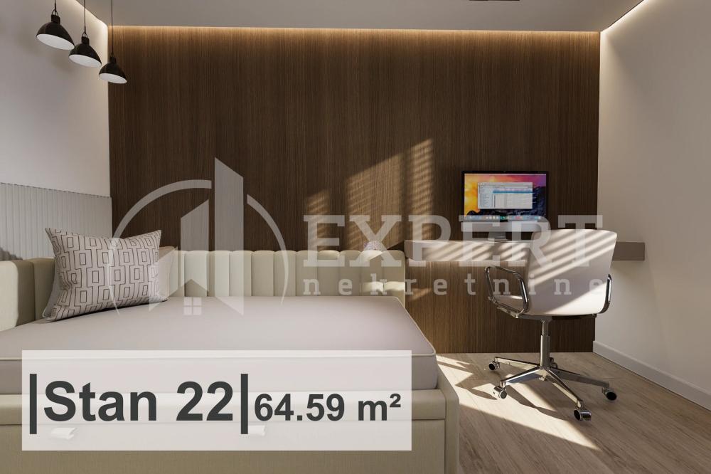 Slika 3 - Stan u zgradi, novogradnja, uknjižen, etažno grejanje, oglas ID p-015010