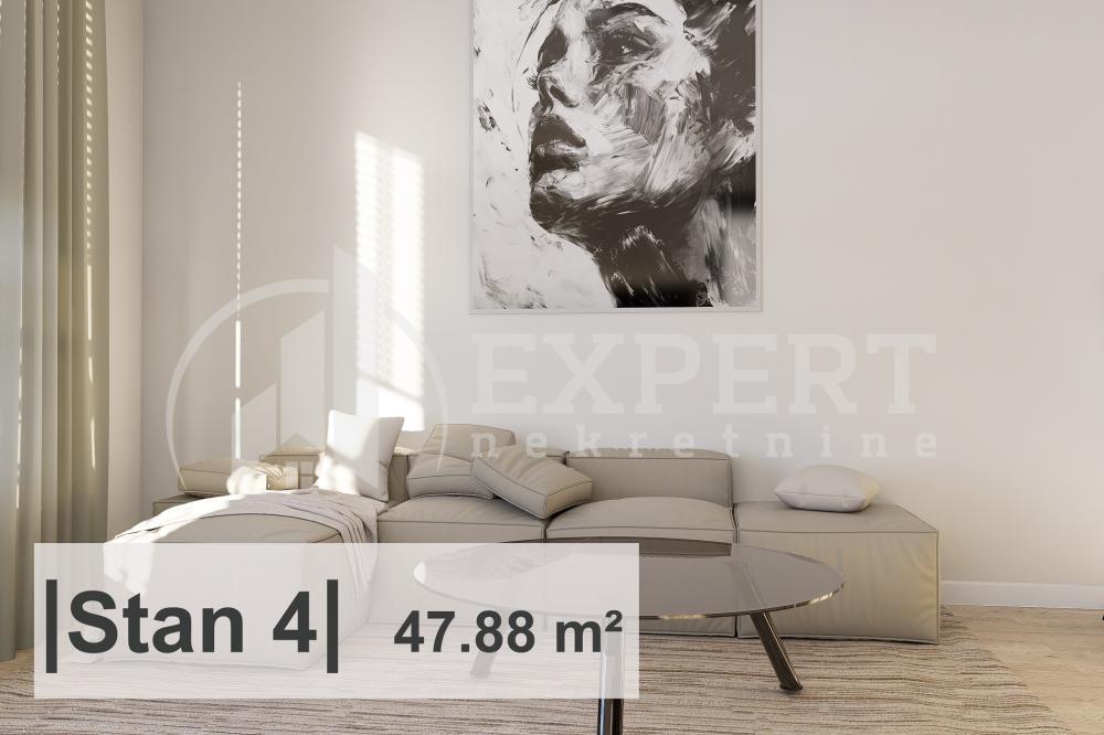 Slika 3 - Stan u zgradi, novogradnja, uknjižen, etažno grejanje, oglas ID p-015013