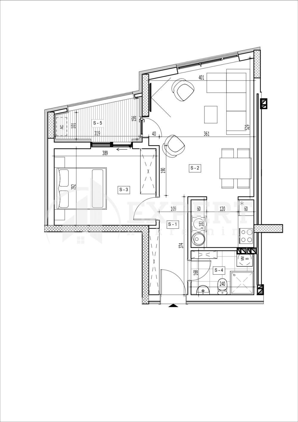 Slika 1 - Stan u zgradi, novogradnja, uknjižen, etažno grejanje, oglas ID p-015013