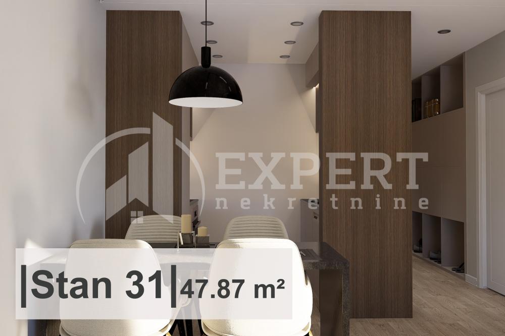 Slika 3 - Stan u zgradi, novogradnja, uknjižen, etažno grejanje, oglas ID p-015022