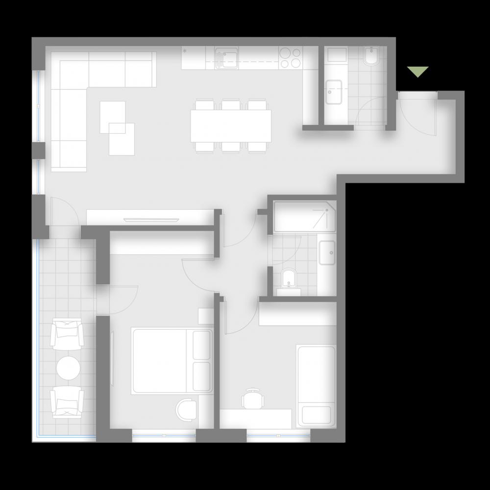 Slika 5 - Komforan stan u novogradnji u centru