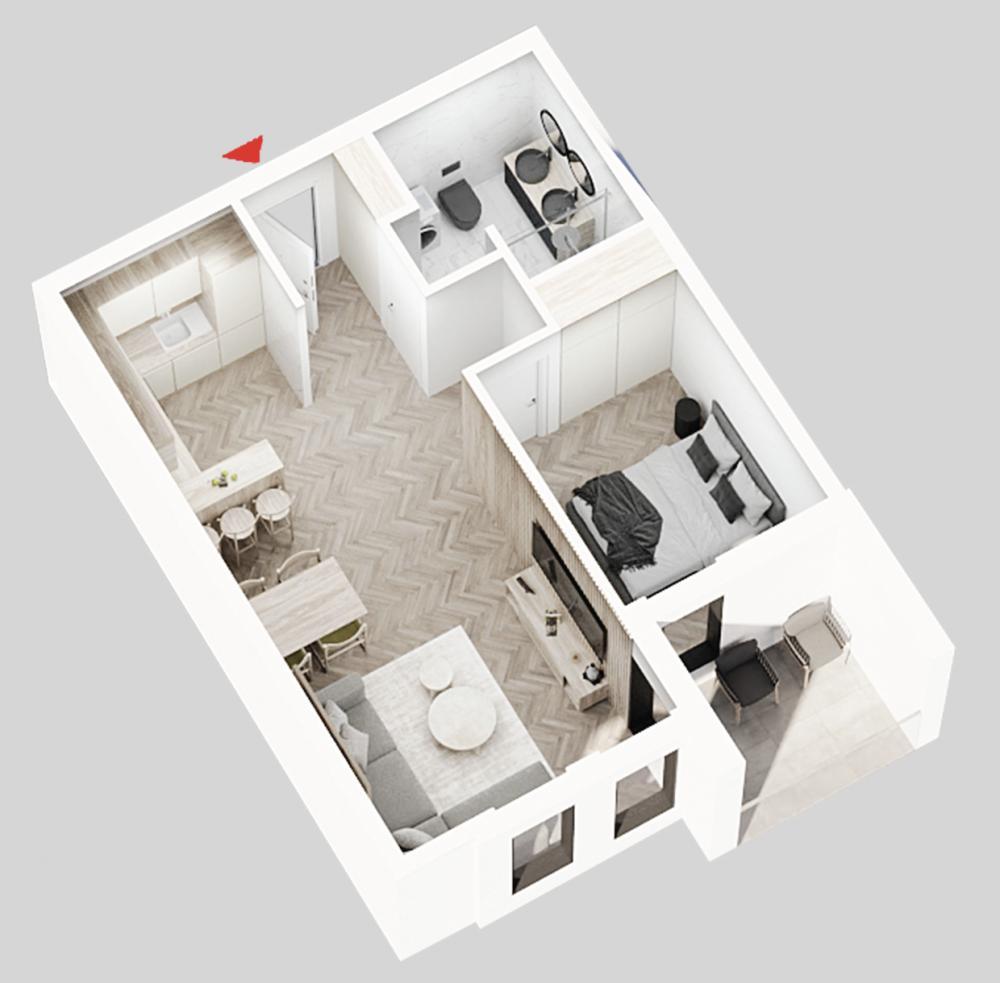 Glavna slika -Dostupan na I i II spratu