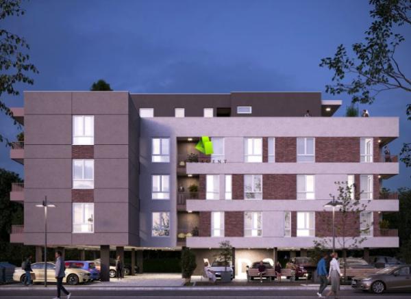 Slika 1 - Troiposoban stan sa krovnom terasom i bazenom u modernom stambenom objektu sa povraćajem PDV-a na Panteleju ID#7254