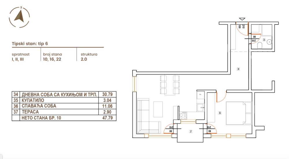 Glavna slika -Dostupan je na više spratova