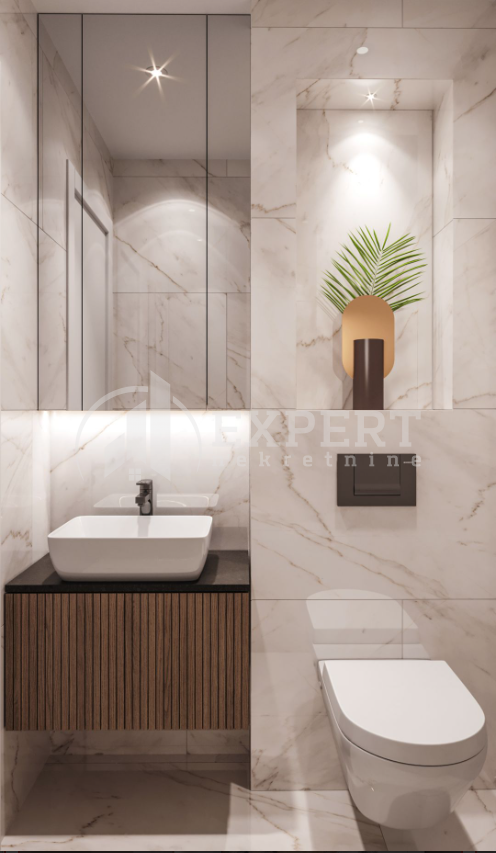 Slika 7 - Stan u zgradi, novogradnja, uknjižen, etažno grejanje, oglas ID p-015209