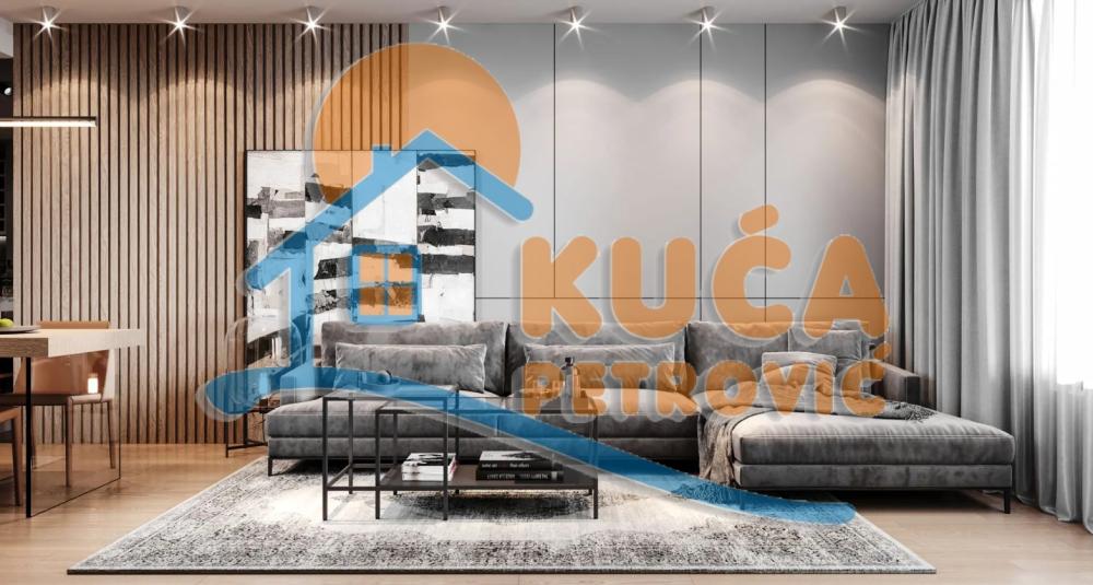 Glavna slika -Stan u zgradi, novogradnja, uknjižen, etažno grejanje, oglas ID p-015209