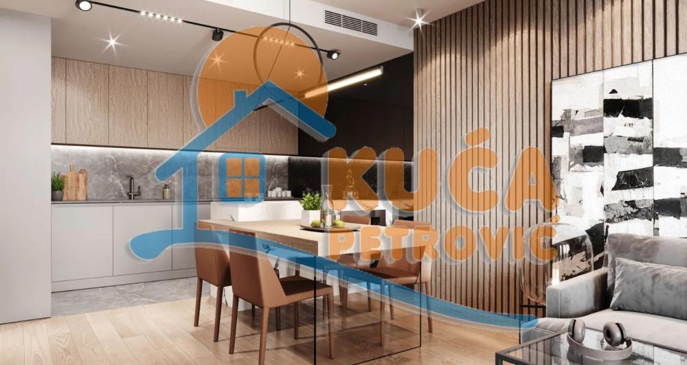 Slika 8 - Stan u zgradi, novogradnja, uknjižen, etažno grejanje, oglas ID p-015209