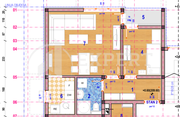Slika 2 - Stan u zgradi, oglas ID p-015242