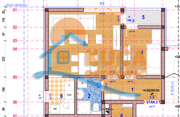 Slika 2 - Stan u zgradi, oglas ID p-015242