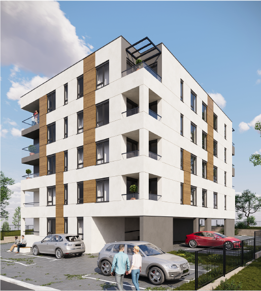 Slika projekta Nova kvalitetna zgrada modernog izgleda na Panteleju